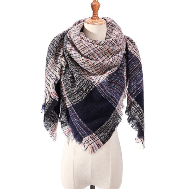Plaid Winter Scarves