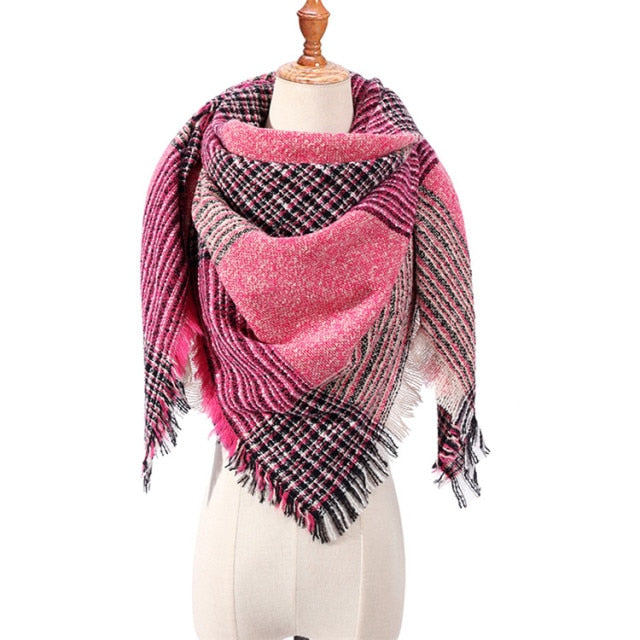 Plaid Winter Scarves