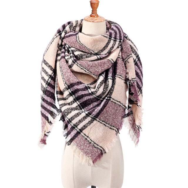 Plaid Winter Scarves