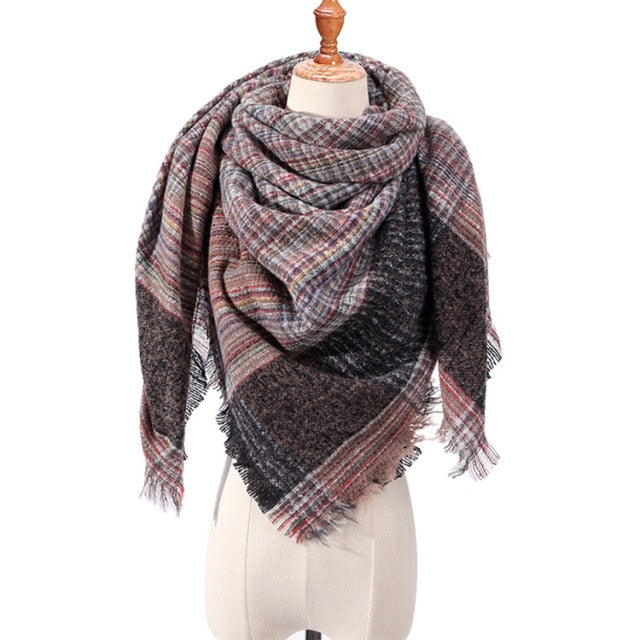 Plaid Winter Scarves