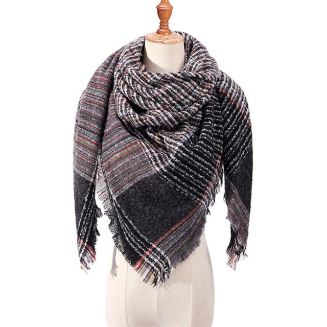 Plaid Winter Scarves