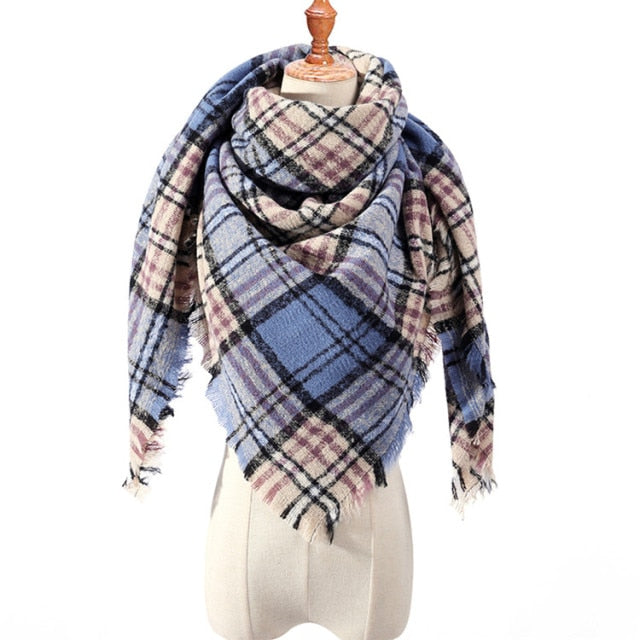 Plaid Winter Scarves