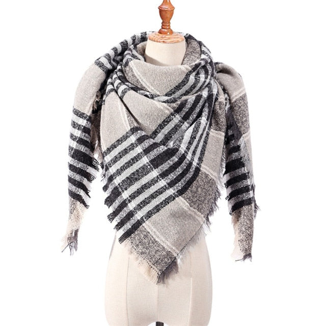 Plaid Winter Scarves