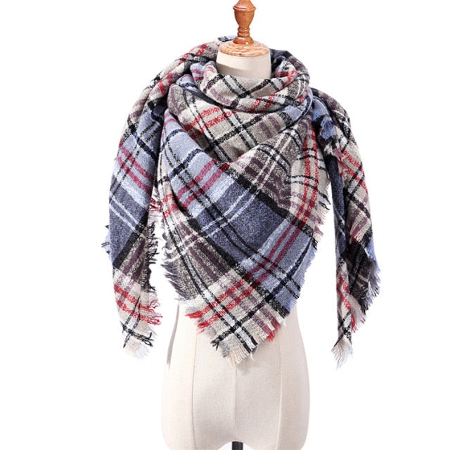 Plaid Winter Scarves