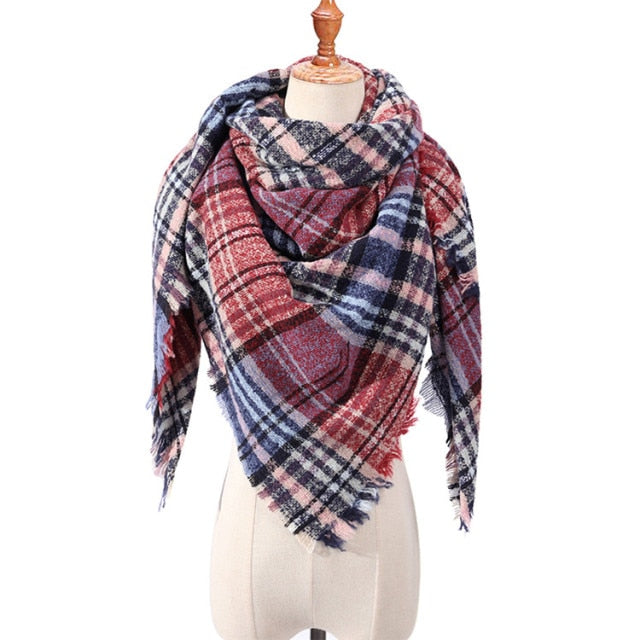 Plaid Winter Scarves