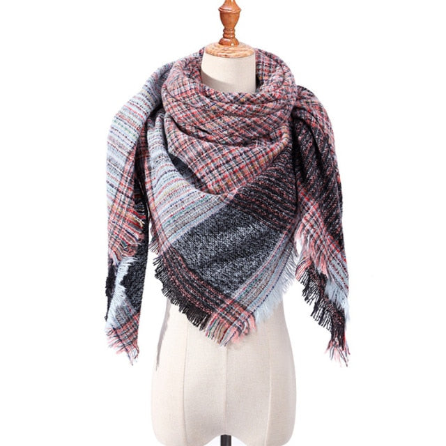 Plaid Winter Scarves