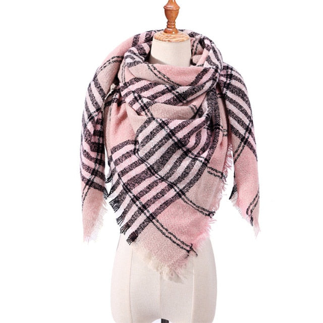Plaid Winter Scarves