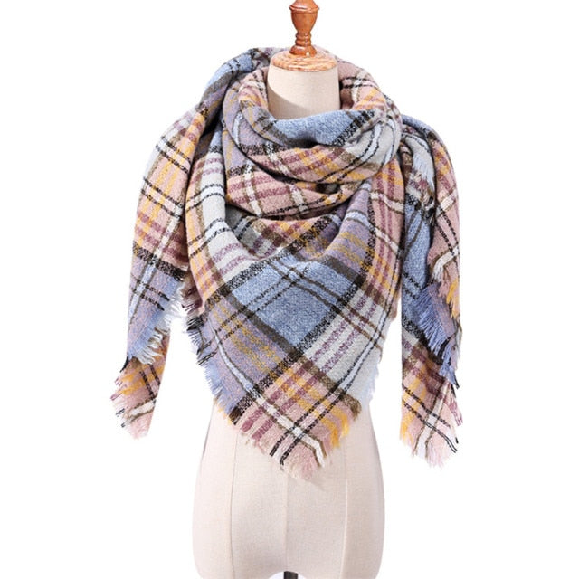 Plaid Winter Scarves