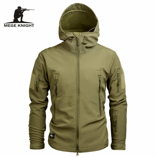 Men's Military Camouflage Fleece Jacket