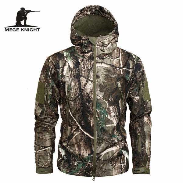 Men's Military Camouflage Fleece Jacket