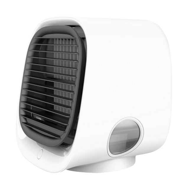 Air Cooler Fan Mini Desktop Air Conditioner with Night Light Mini USB