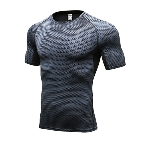 Compression Quick Dry Breathable Gym Shirt