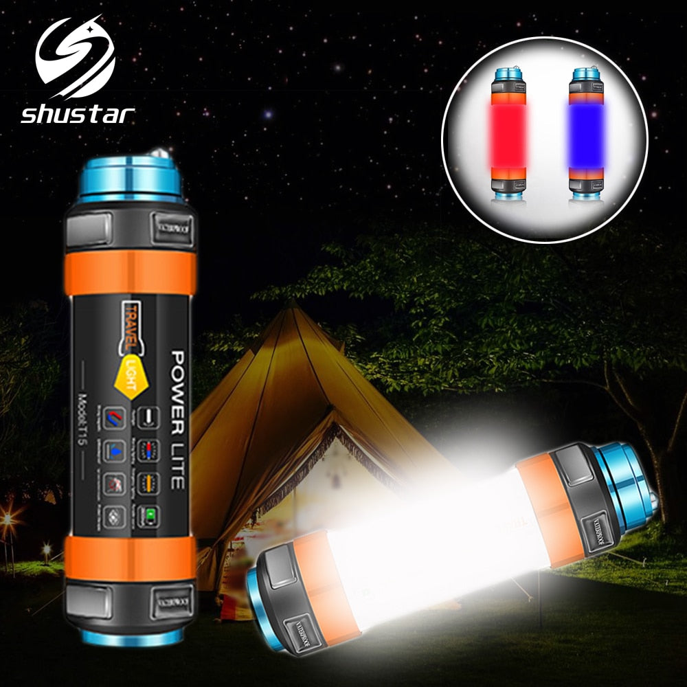 Multifunctional Rechargeable LED Flashlight