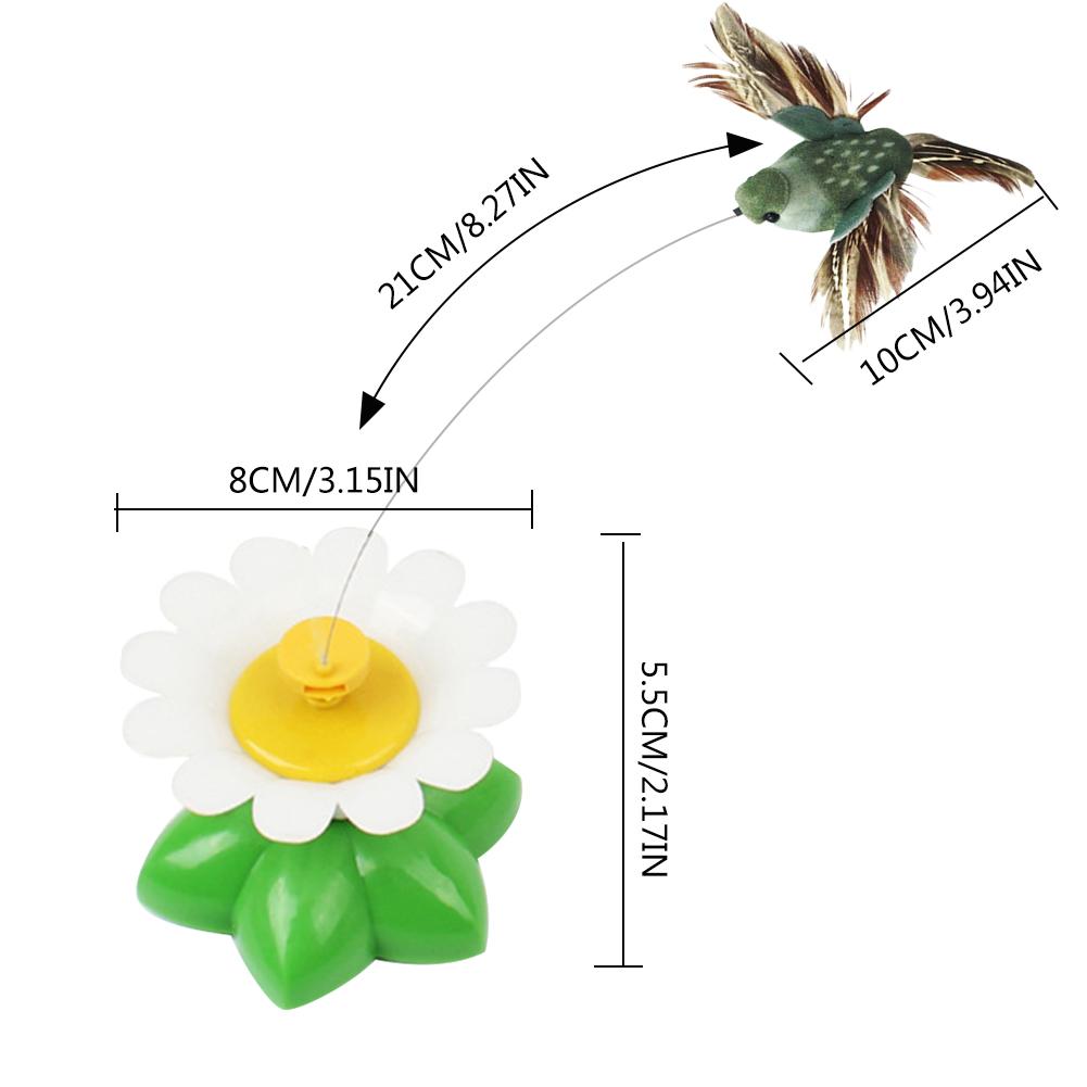 Cat Toy Electric Rotating Colorful Butterfly Bird