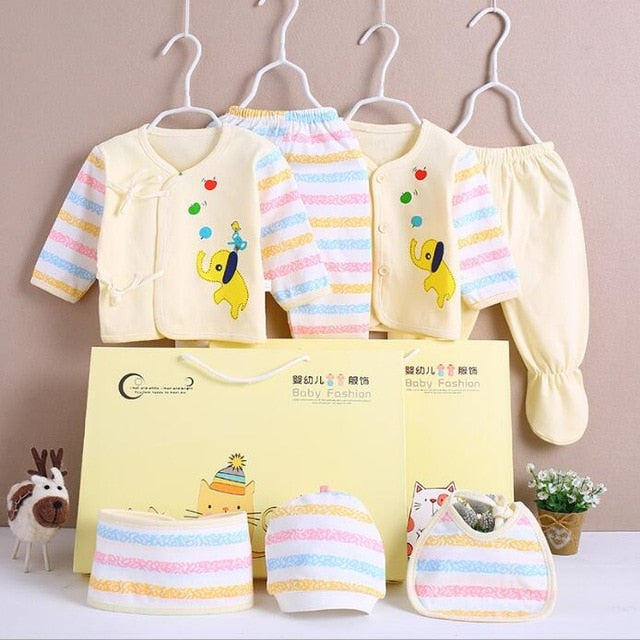 0-3 Months Infant Clothing Set (Cotton)