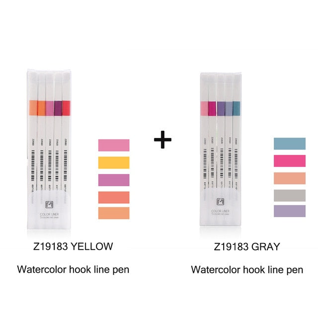 JIANWU 6pcs/set Gel Pens