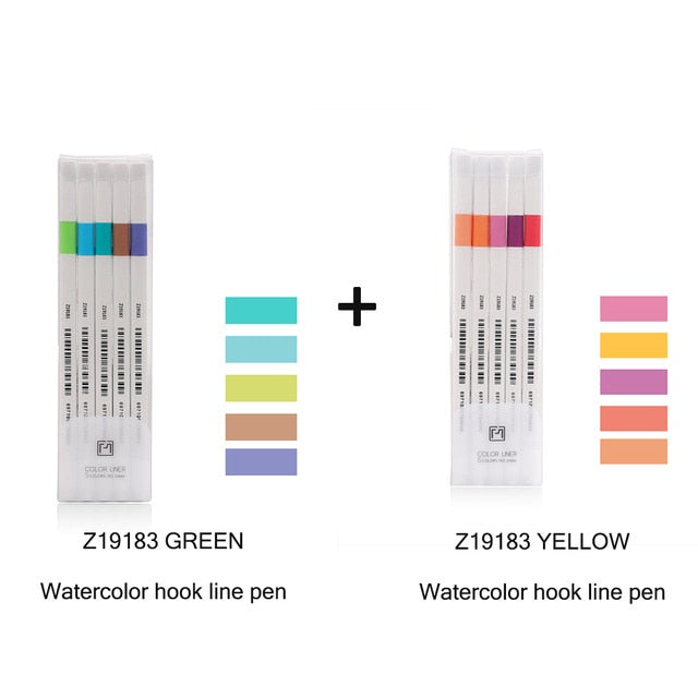 JIANWU 6pcs/set Gel Pens