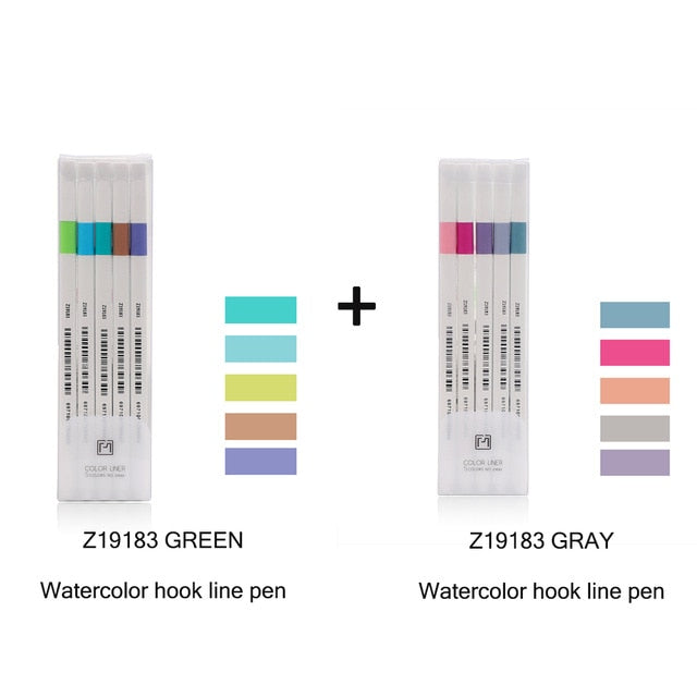 JIANWU 6pcs/set Gel Pens