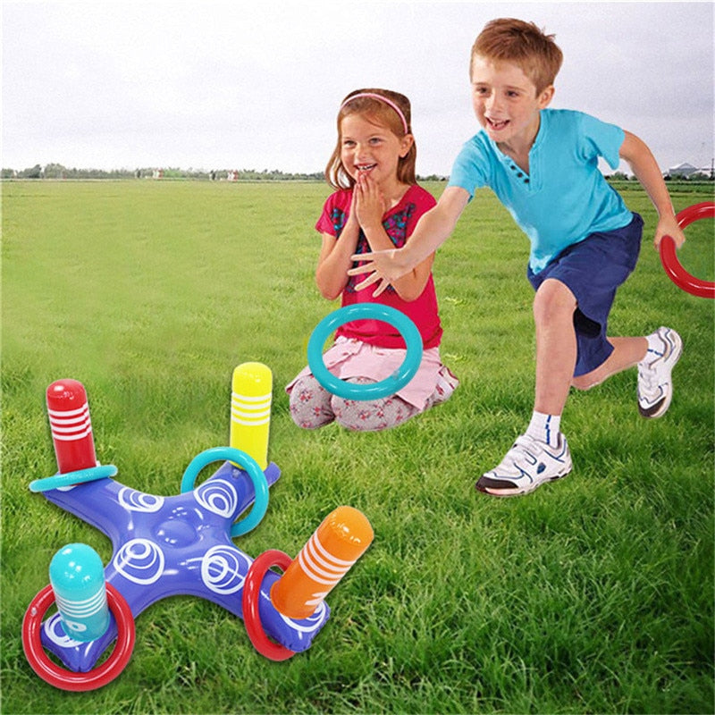 Inflatable Ring Throwing Pool Game