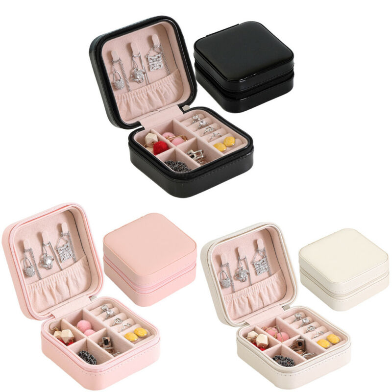 Portable Travel Jewelry Box Organizer