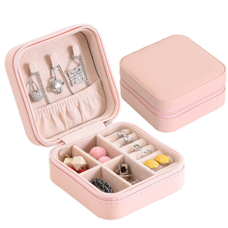 Portable Travel Jewelry Box Organizer