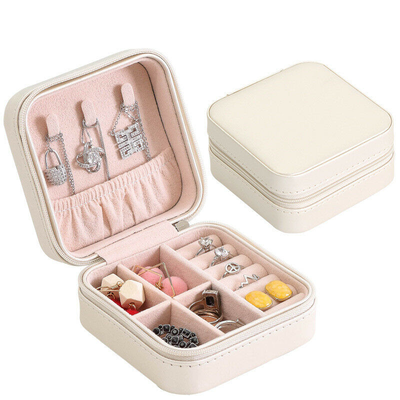 Portable Travel Jewelry Box Organizer