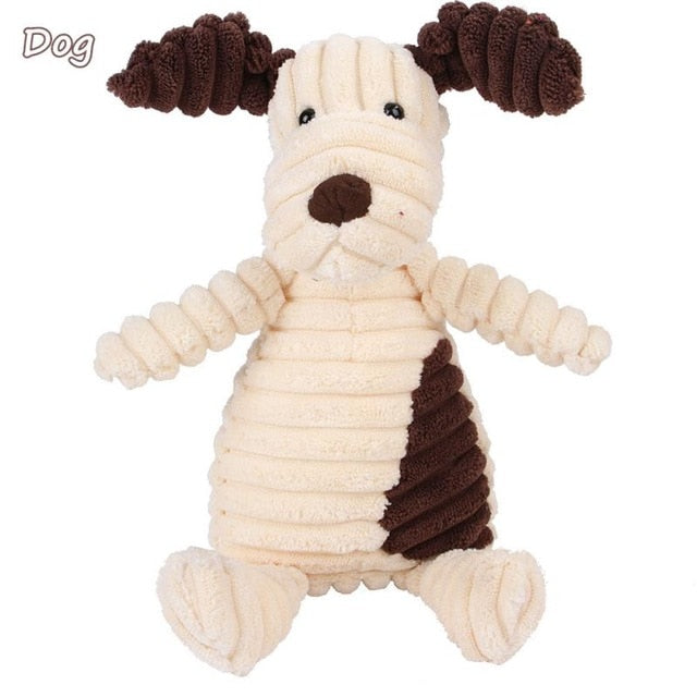 Corduroy Dog Toys for Small Large Dogs