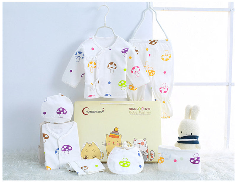 0-3 Months Infant Clothing Set (Cotton)