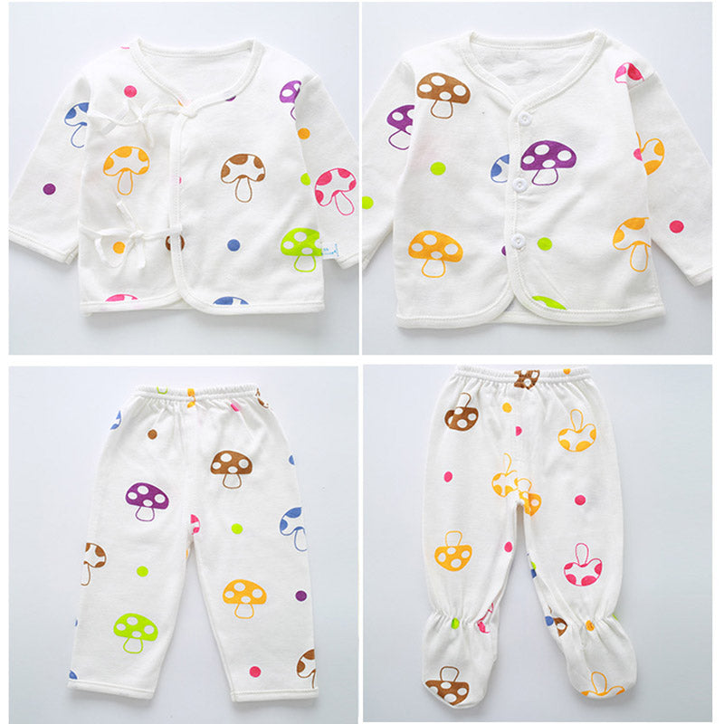 0-3 Months Infant Clothing Set (Cotton)
