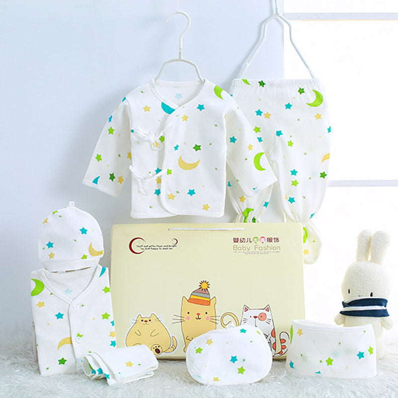 0-3 Months Infant Clothing Set (Cotton)