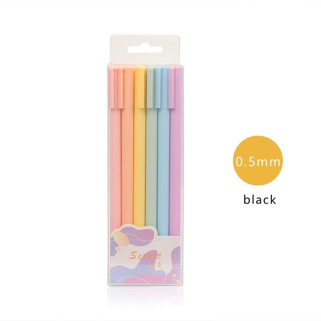 JIANWU 6pcs/set Gel Pens