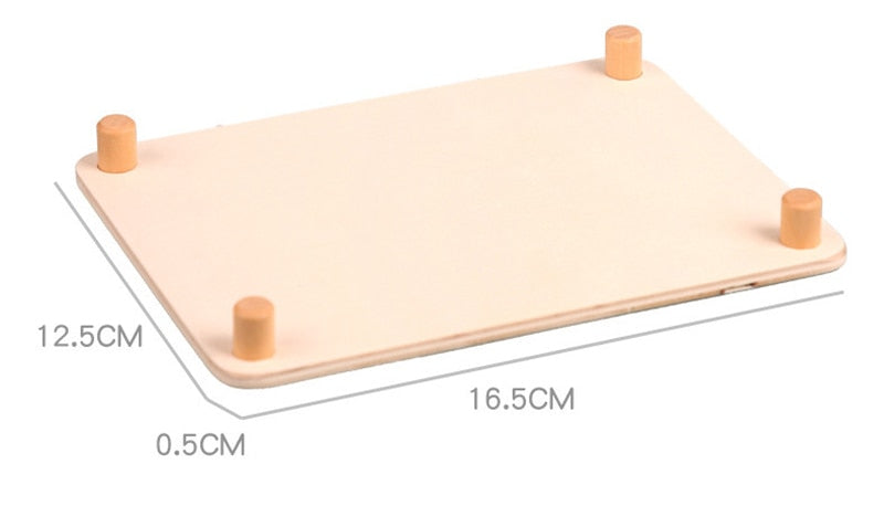 Montessori memory 3D wooden puzzle