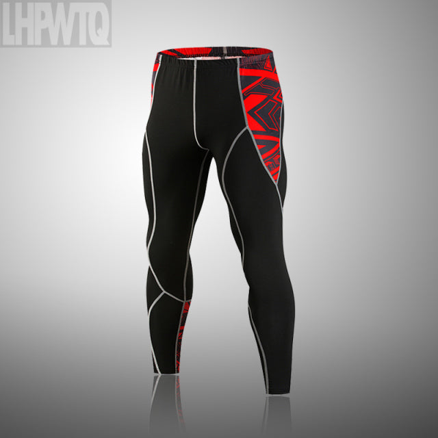 Men's Thermal underwear Set MMA Fitness leggings