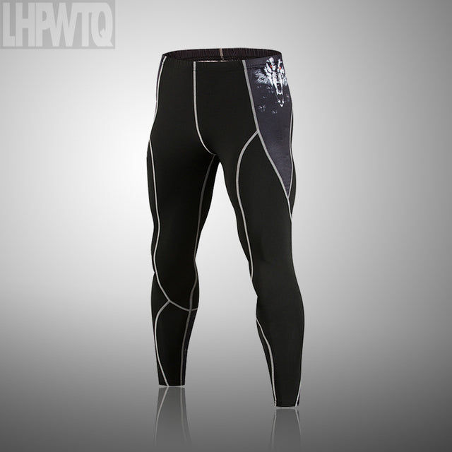 Men's Thermal underwear Set MMA Fitness leggings