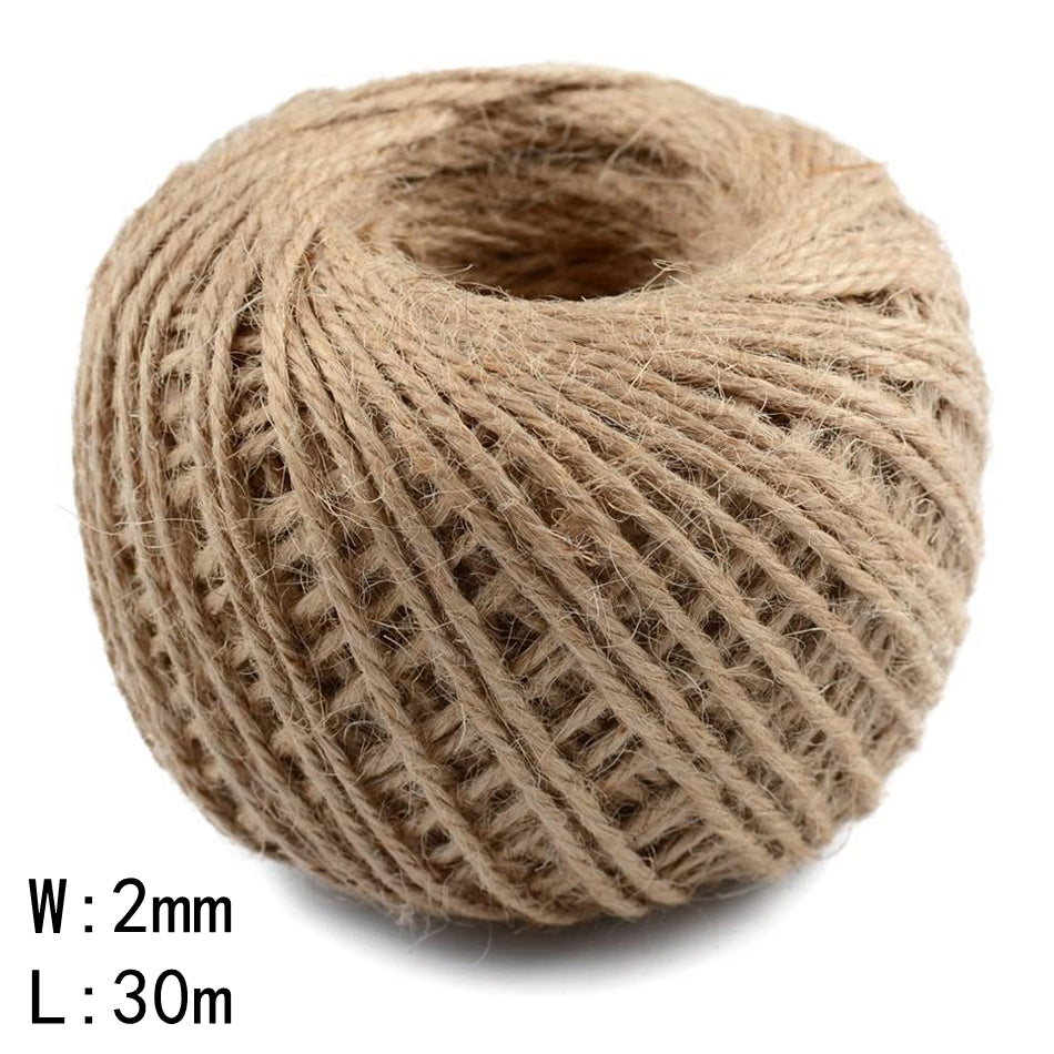 30/50/100Meters Natural Vintage Jute Rope