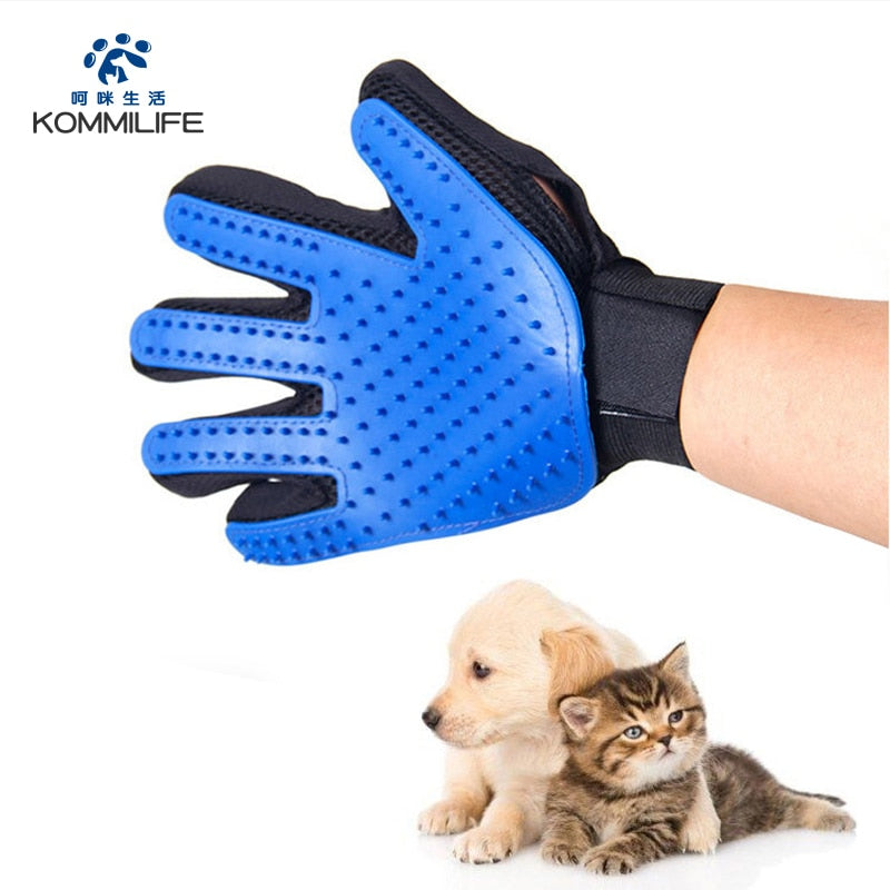 Grooming Glove Dog Cat Hair Deshedding Brush
