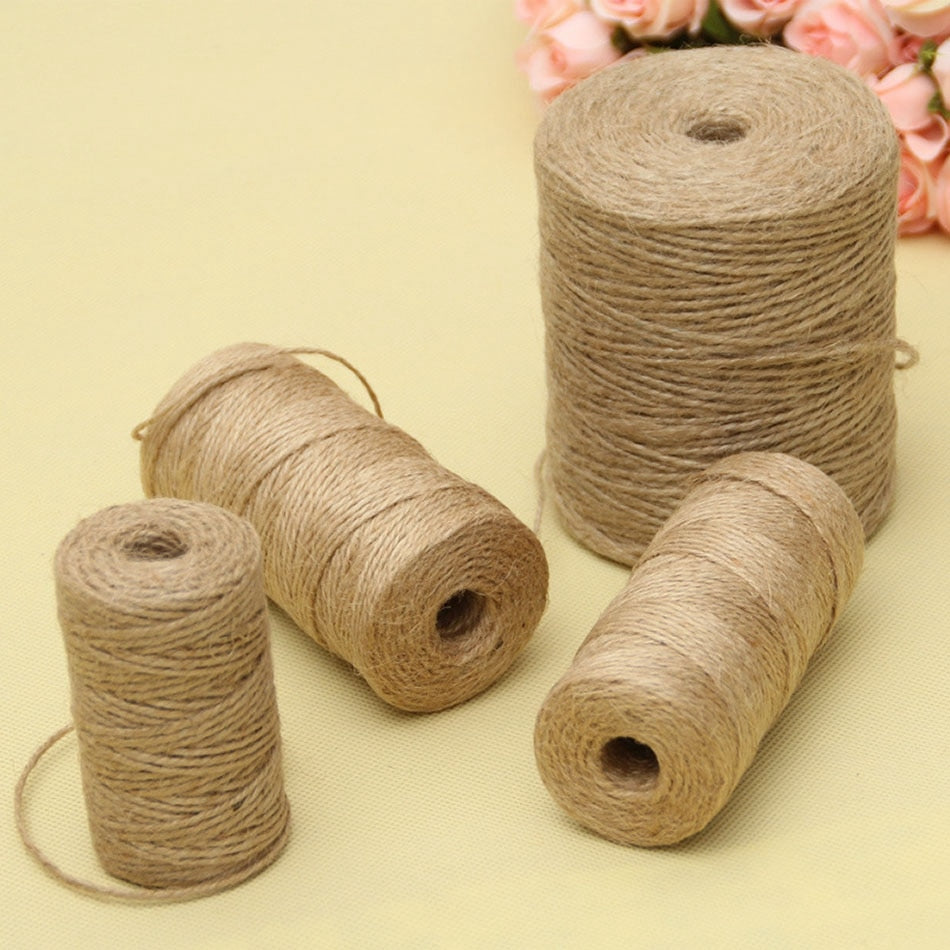 30/50/100Meters Natural Vintage Jute Rope