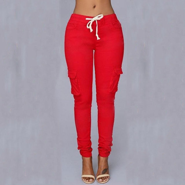 Women Joggers with Side Pockets (Multiple Colors Available)