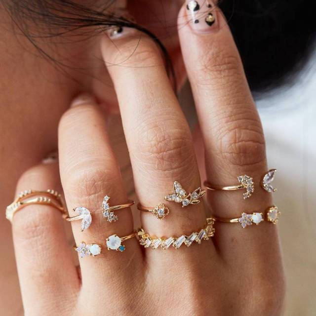 Adjustable Ring Set for Women