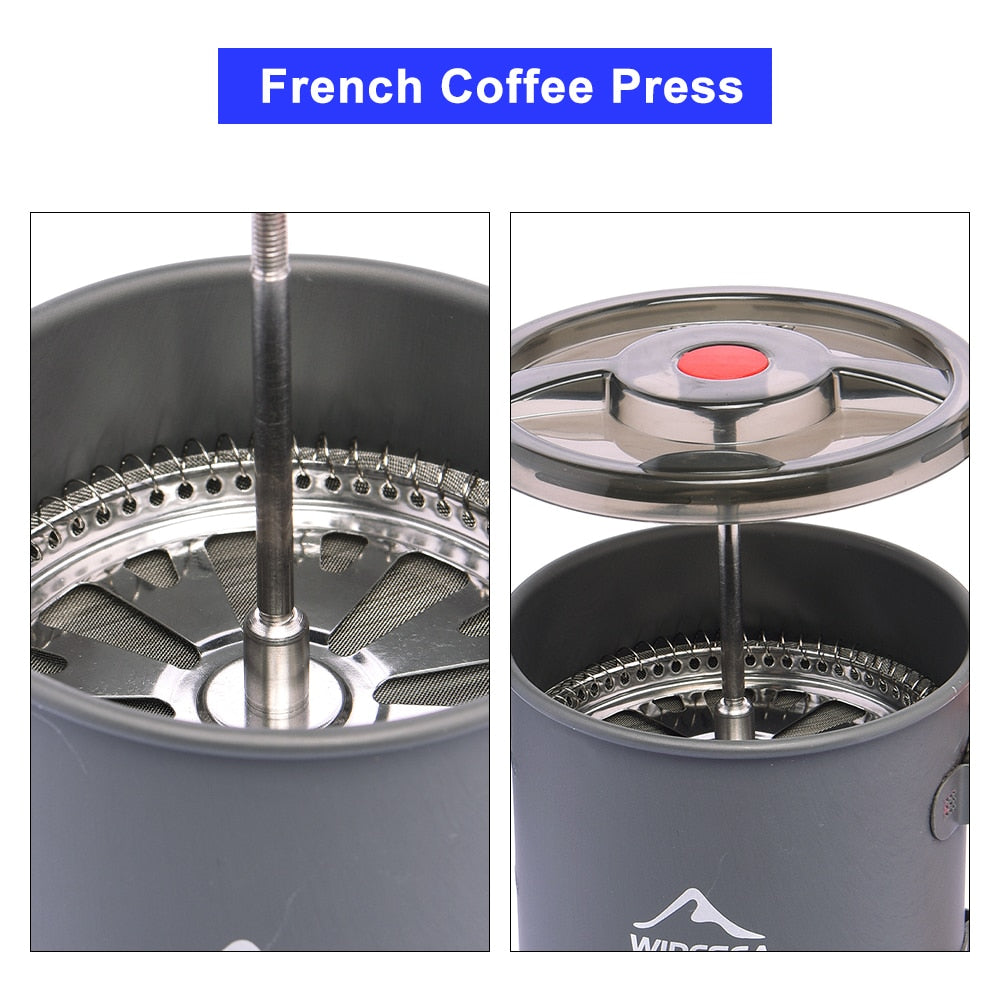 Widesea Camping Coffee Pot with French Press