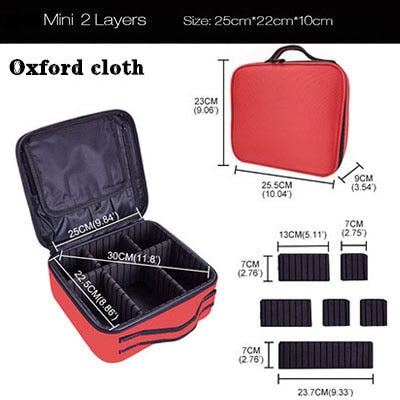 Profession Makeup Organizer Case