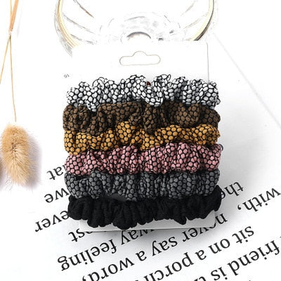 3PCS/1PC Vintage Velvet/Silk Scrunchies