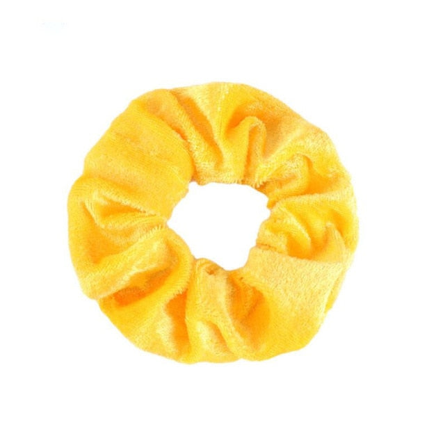 3PCS/1PC Vintage Velvet/Silk Scrunchies