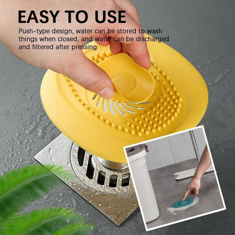 Bathroom Washbasin Drain Hair Catcher