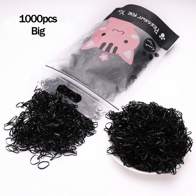 1000pcs/Pack Small Disposable Rubber Bands