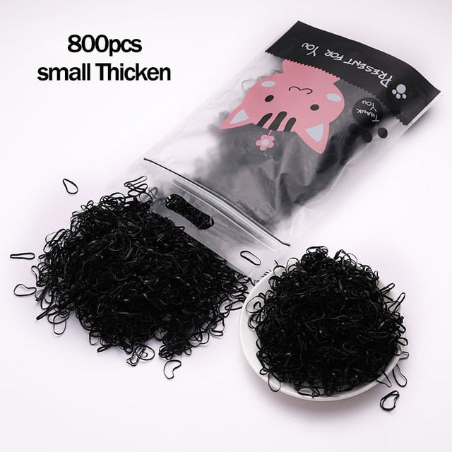 1000pcs/Pack Small Disposable Rubber Bands