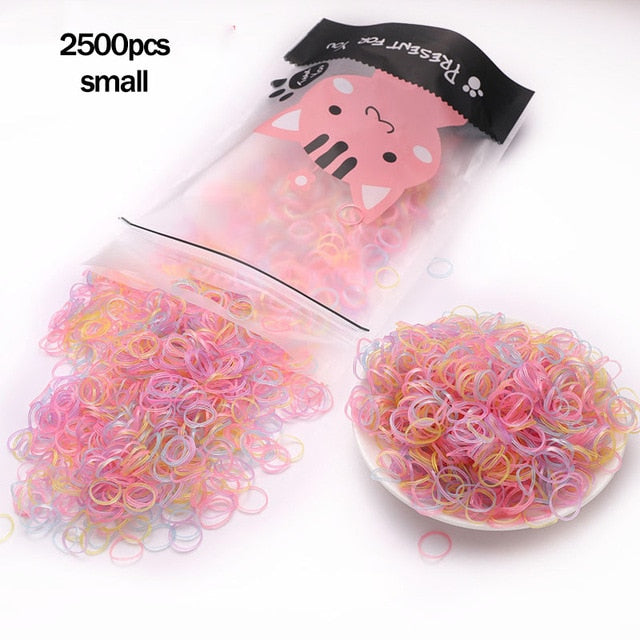 1000pcs/Pack Small Disposable Rubber Bands