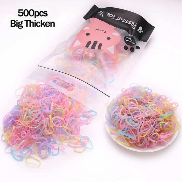 1000pcs/Pack Small Disposable Rubber Bands