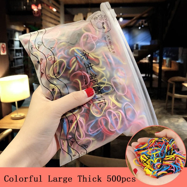 1000pcs/Pack Small Disposable Rubber Bands