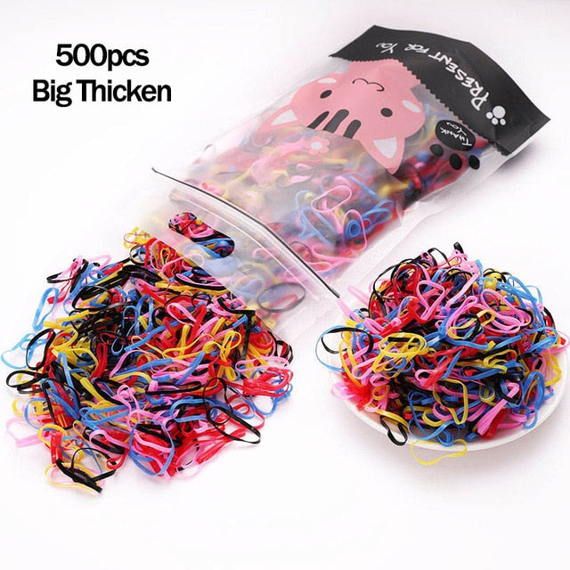 1000pcs/Pack Small Disposable Rubber Bands